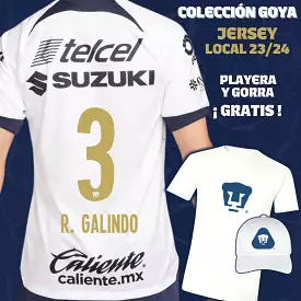 3 Ricardo Galindo - Colección Goya Hombre - Jersey Local + Playera y Gorra de Regalo