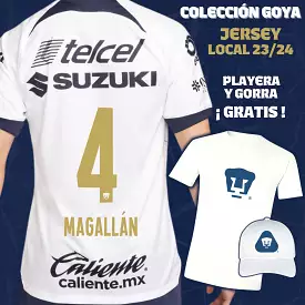 4 Lisandro Magallán - Colección Goya Hombre - Jersey Local + Playera y Gorra de Regalo