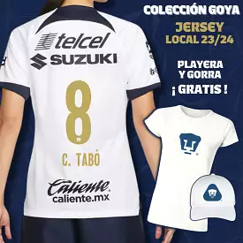 8 Christian Tabó - Colección Goya Mujer - Jersey Local + Playera y Gorra de Regalo