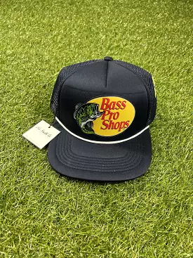 Bass Pro Trucker Hat (Navy/Wte)