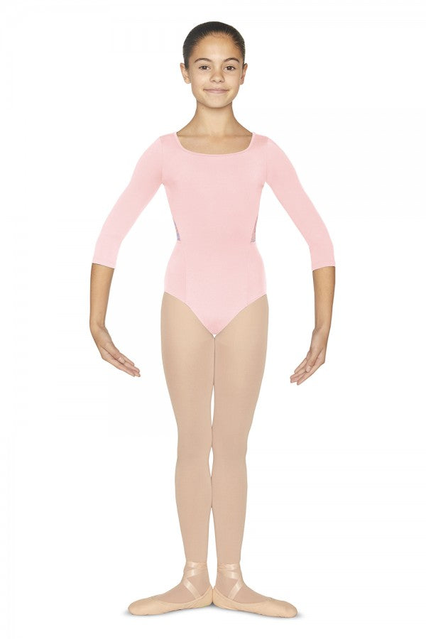 Bloch Child Open Back 3/4 Sleeve Leotard - CL4819