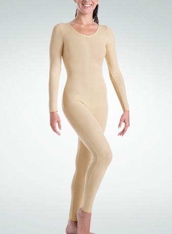 Body Wrappers Girls MicroTECH Long Sleeve Unitard - MT117