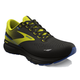 Brooks Men's Ghost 15 Black/Nightlife/Blue