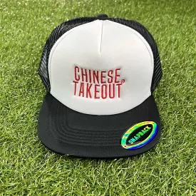 Chinese Takeout Snapback (Blk/Wte/Red)