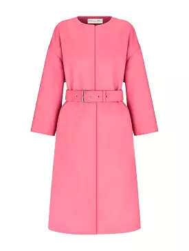 COAT WITH BELT