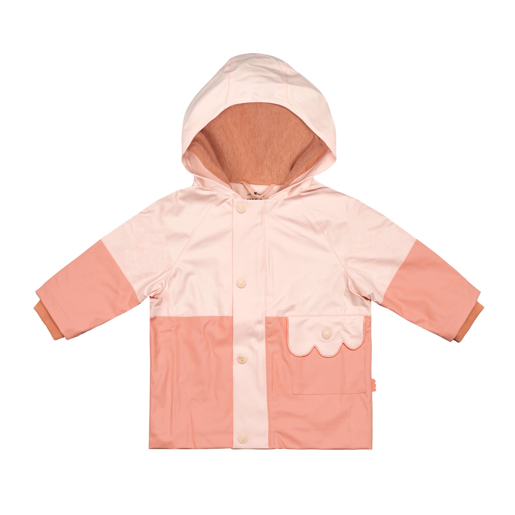 Colorblock Baby Raincoat