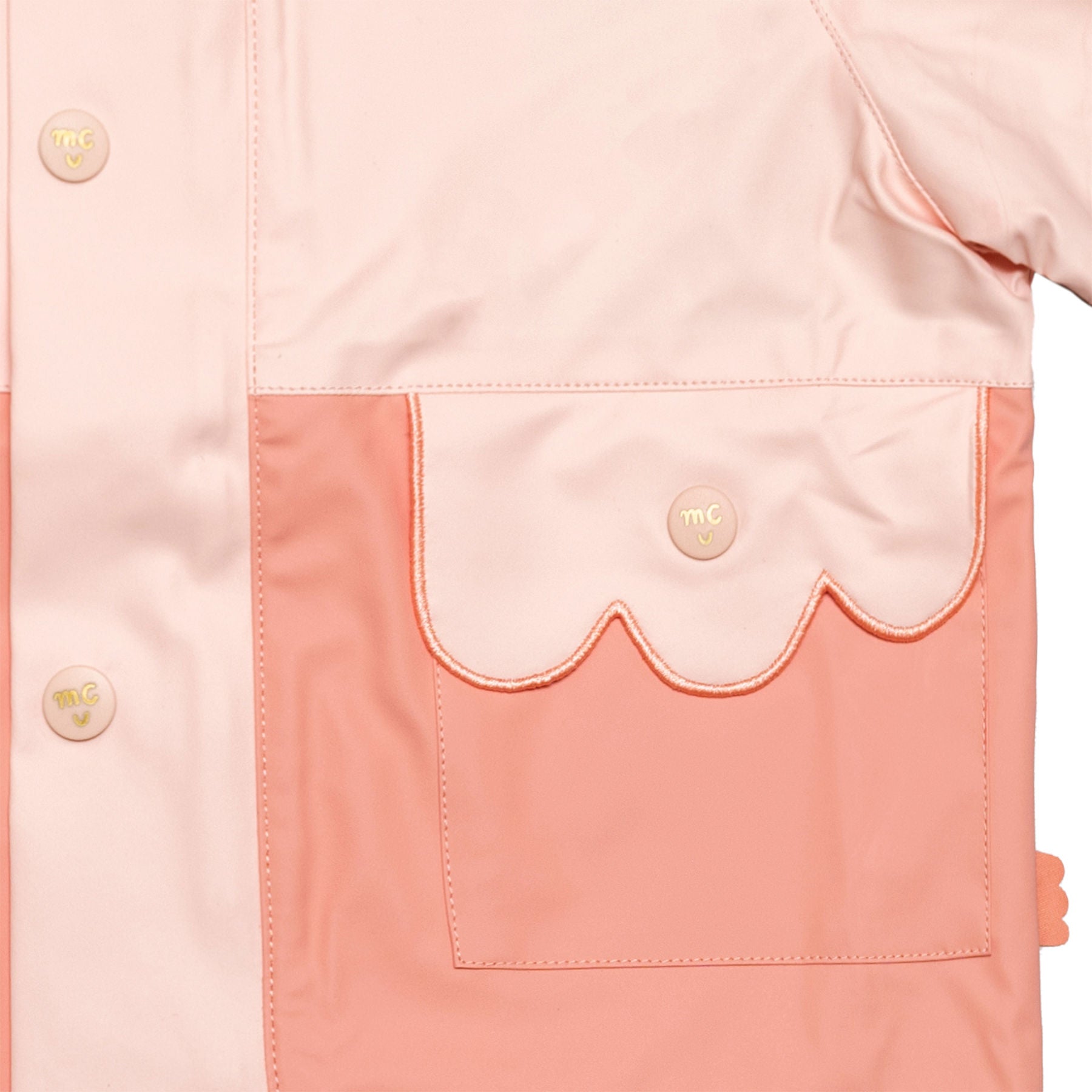 Colorblock Baby Raincoat