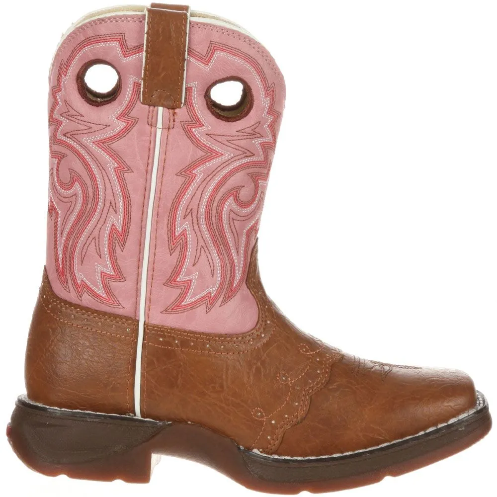 Durango Lil Durango Lacey Pink 8in Little Girls Western Boots