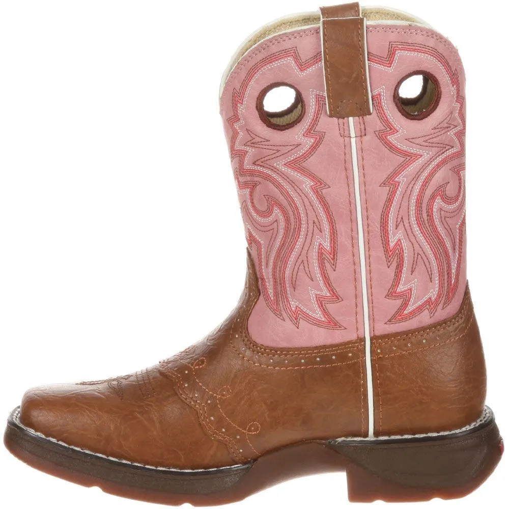 Durango Lil Durango Lacey Pink 8in Little Girls Western Boots