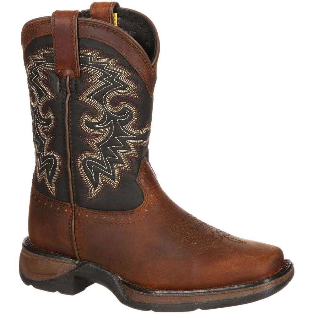 Durango Lil Durango Tan Black Big Kids Western Boots