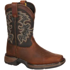 Durango Lil Durango Tan Black Big Kids Western Boots