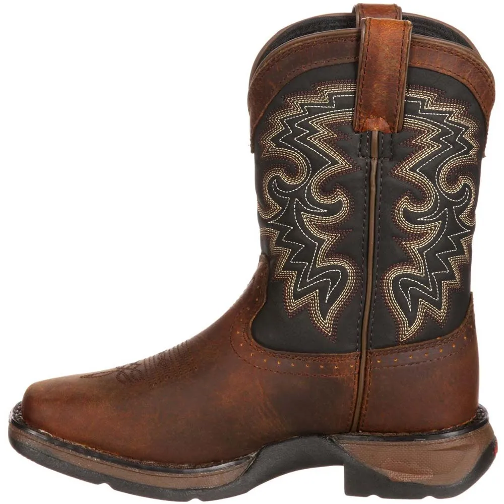 Durango Lil Durango Tan Black Big Kids Western Boots