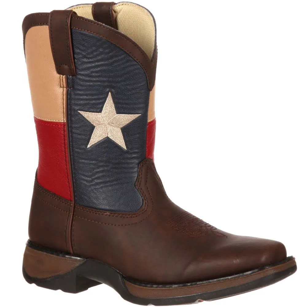 Durango Lil Durango Texas Flag 8in Kids Western Boots