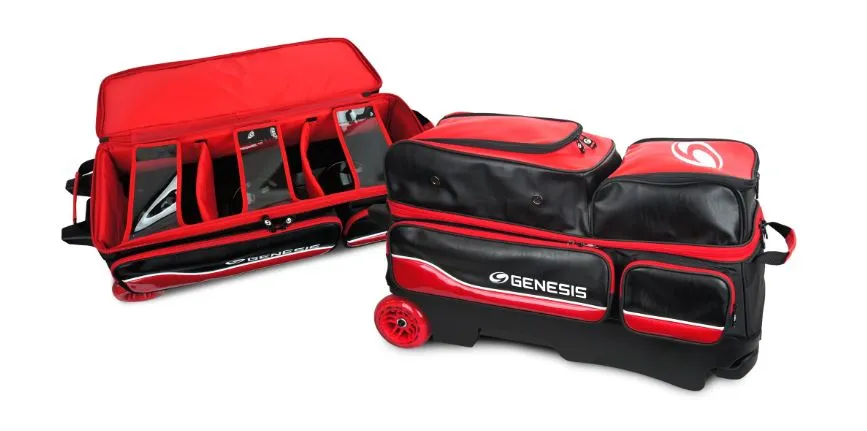 Genesis Carbon Triple Roller Black/Red