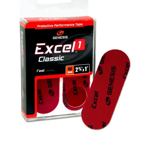 Genesis Excel 1 Classic Tape Red (40ct)