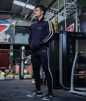 Genesis GymX Epic Blue Tracksuit: Jacket+ Trackpant