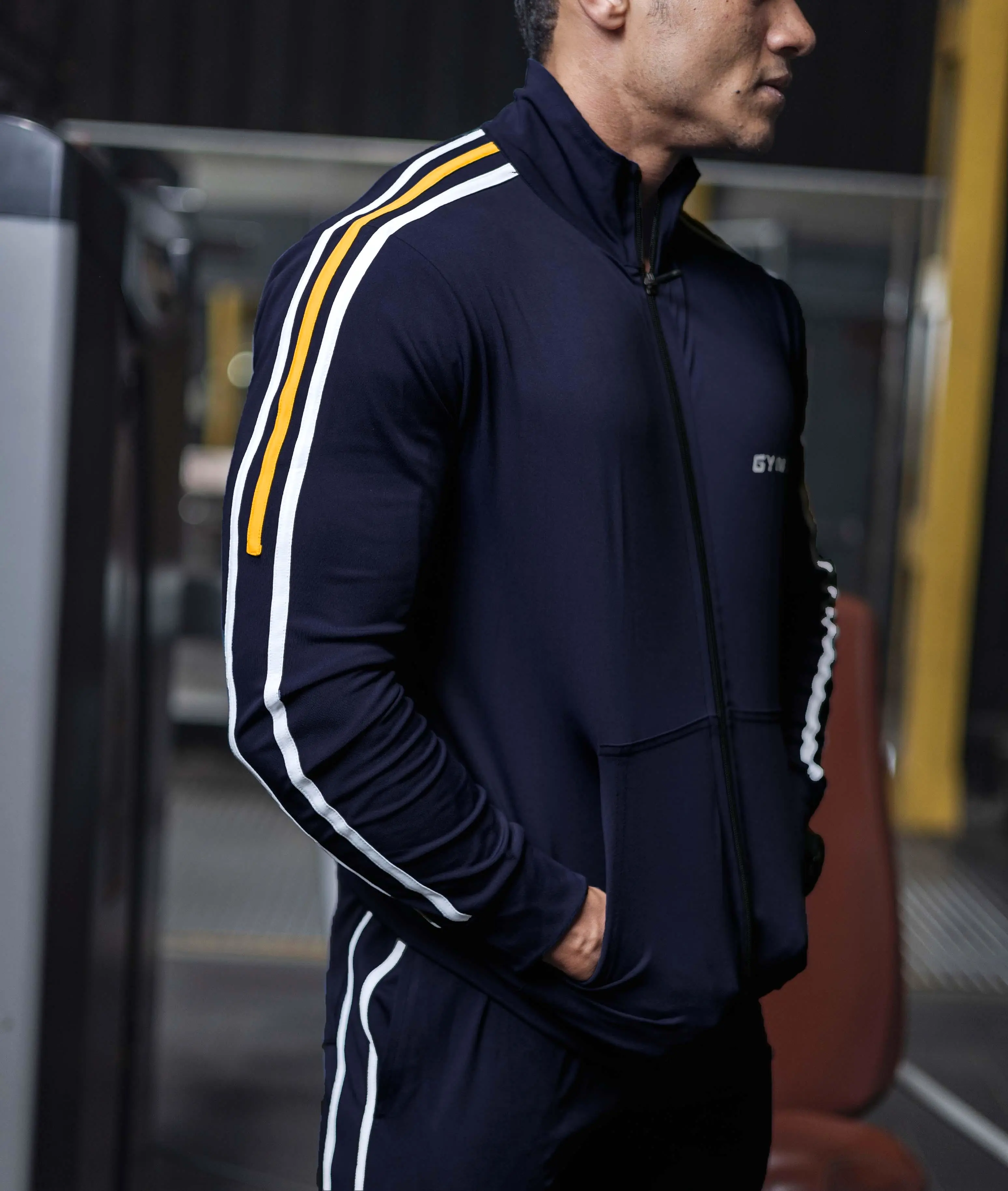 Genesis GymX Epic Blue Tracksuit: Jacket+ Trackpant