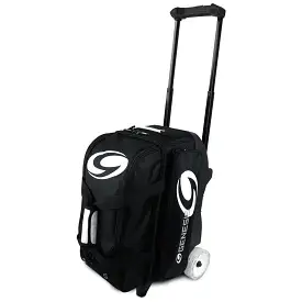 Genesis Sport 2 Ball Roller Bowling Bag Black