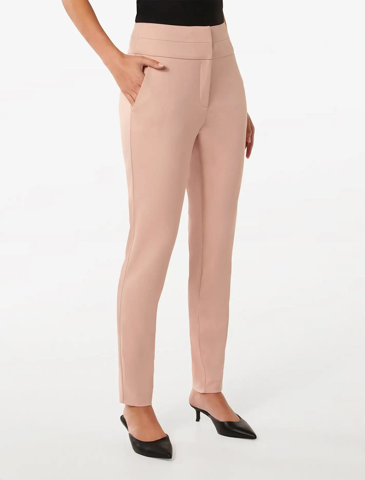 Georgia High Waist Full Length Pants