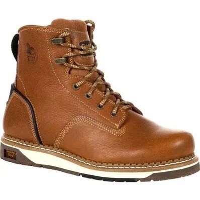 Georgia Men's AMP LT Wedge Work Boot in Brown