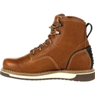 Georgia Men's AMP LT Wedge Work Boot in Brown