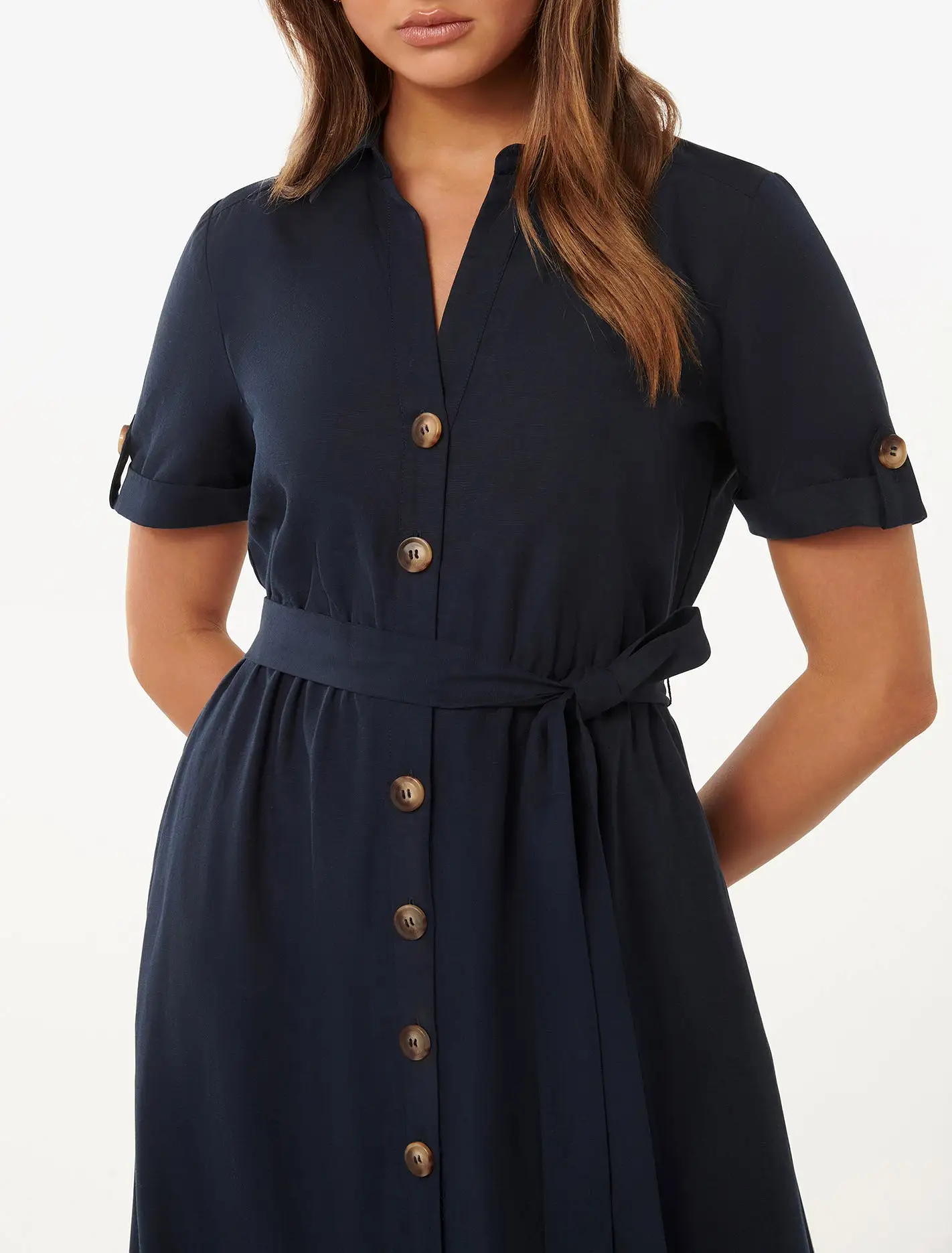 Georgia Midi Shirt Dress