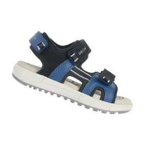 GEOX ALBEN J35AVA Sandali Bambino Con Stappo Blu