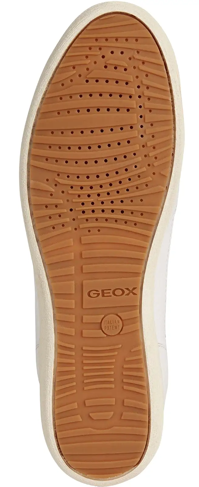 Geox D Myria A Womens Leather Lace Up Trainer