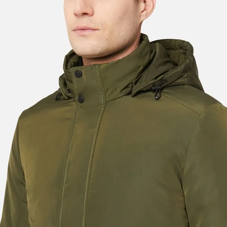 Geox M1420LT2882F3351 M KENNET SHORT JKT Uomo Giacca Corta Verde