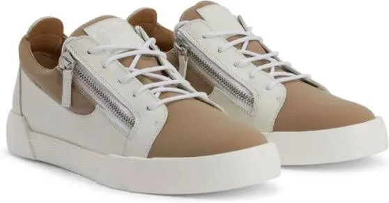 Giuseppe Zanotti Frankie leather low-top sneakers Neutrals