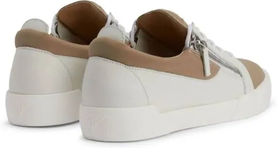 Giuseppe Zanotti Frankie leather low-top sneakers Neutrals