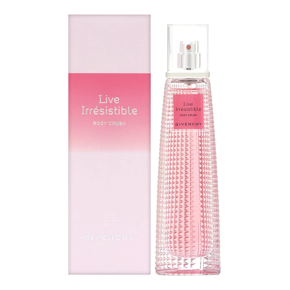 Givenchy Live Irresistible Rosy Crush Eau De Toilette Women 2.5 oz 75 ml