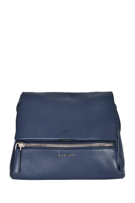 Givenchy Navy Leather 'Pandora Pure' Crossbody Bag