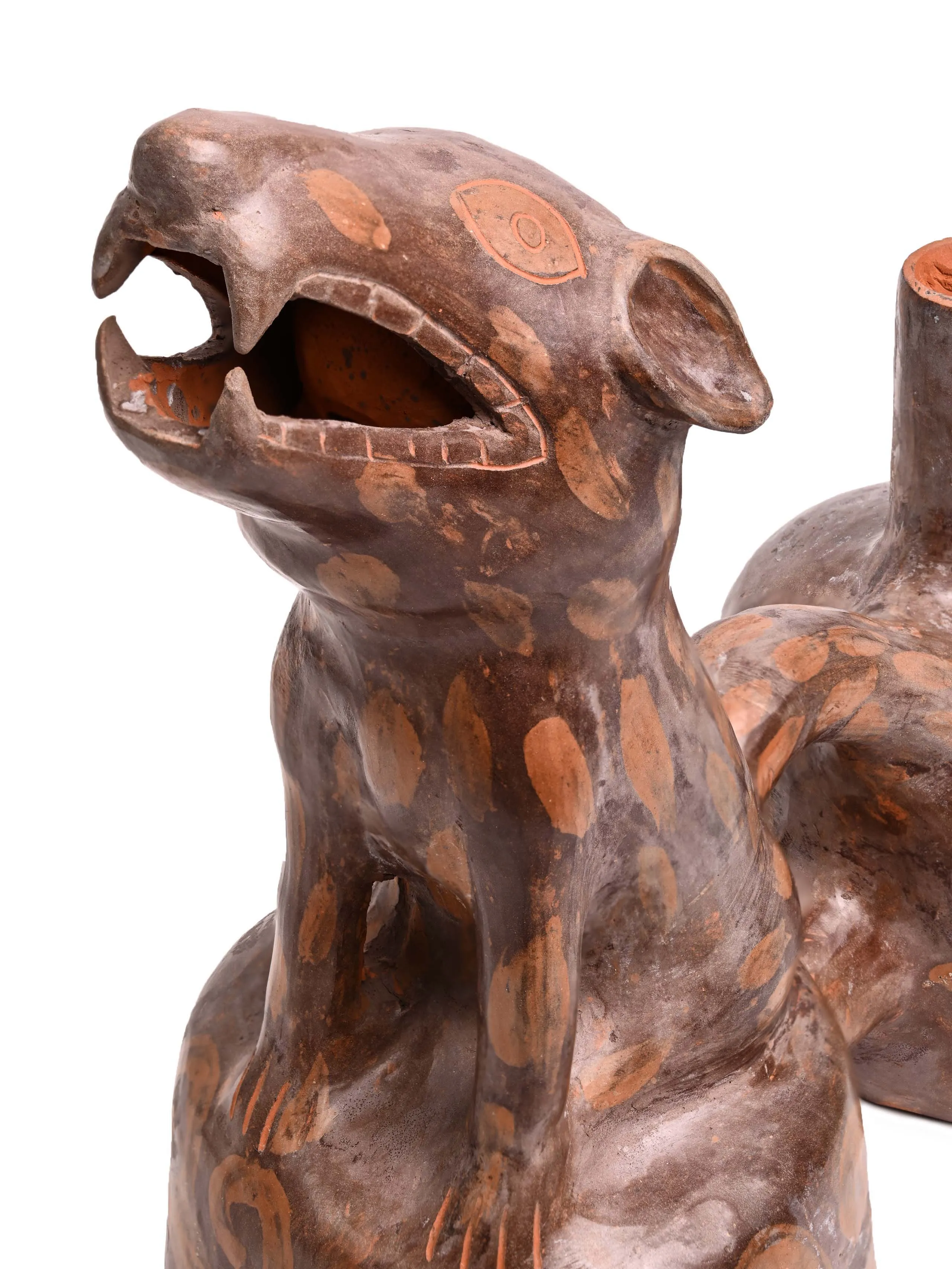 Huaco Silbador-Peruvian Whistling Vessel - The Howling Fox