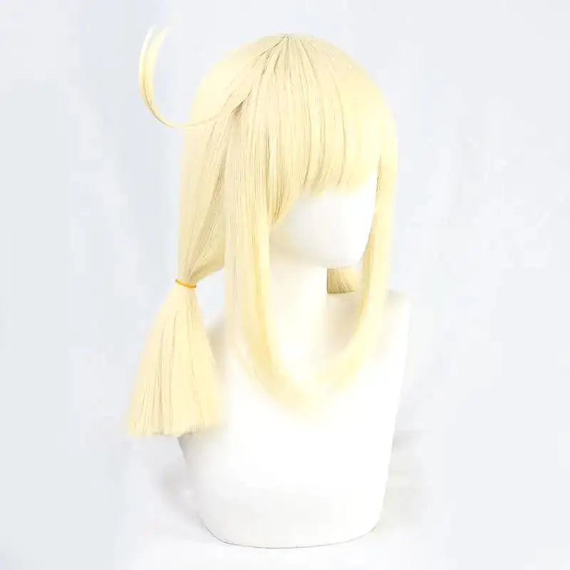 Klee Pale Blonde Straight Twin Ponytails Cosplay Wig MK15323