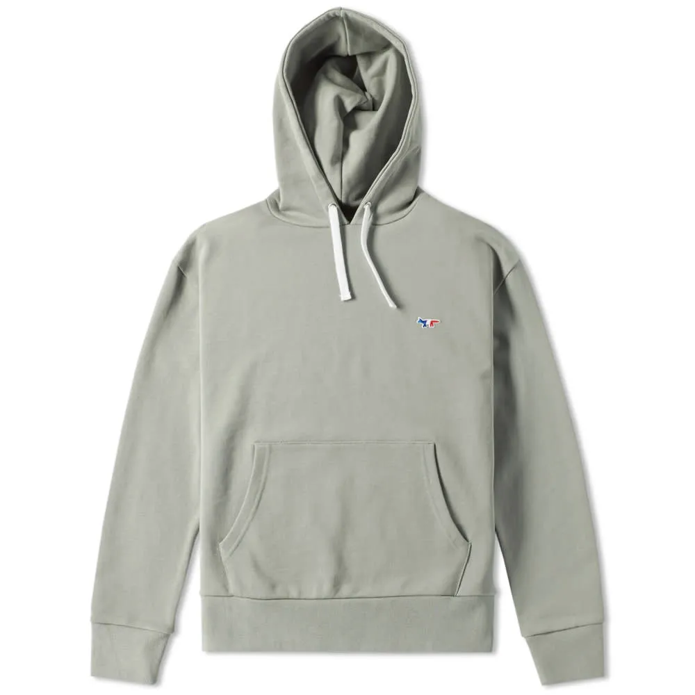 Maison Kitsuné Tricolour Fox Popover HoodyGrey Melange