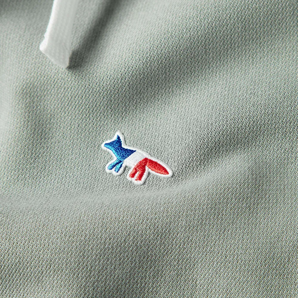 Maison Kitsuné Tricolour Fox Popover HoodyGrey Melange