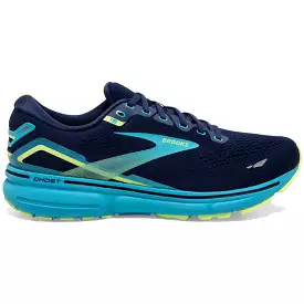 Men's Brooks Ghost 15, Navy/Blue/Green, 11 D