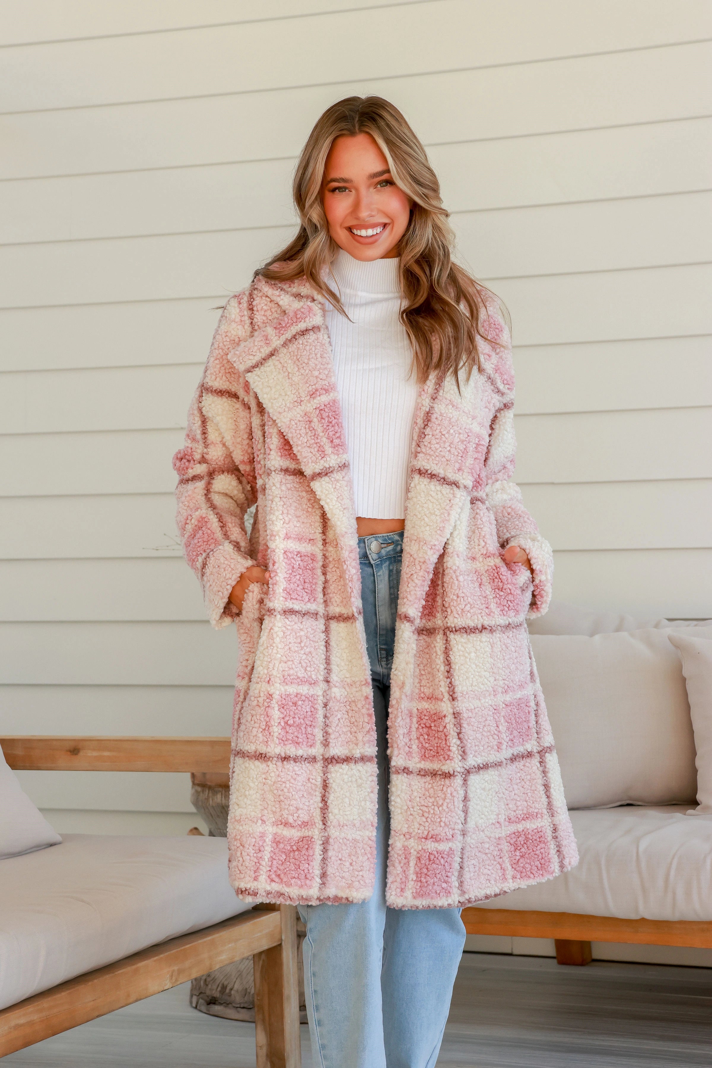 Parisian Dream Check Coat