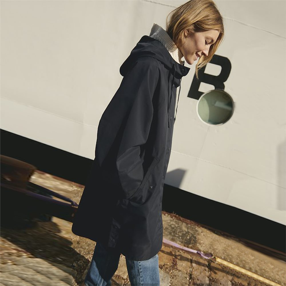 Part Two Emmy Raincoat Dark Navy