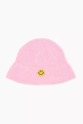 Pixel knit bucket hat