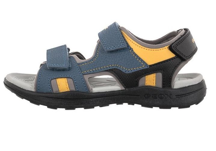 SANDALI GEOX BAMBINO VANIETT AVIO/DK YELLOW J155XB 015CE C4B2G TG:36,37,38,39