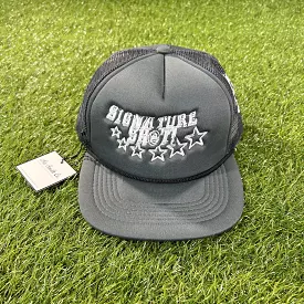 Signature Shot Trucker Hat (Charcoal Grey/Wte)