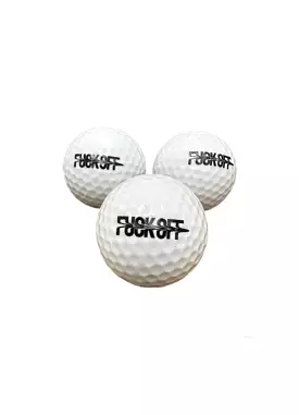 Stampd F*** Off Golf Balls SLA-U2901AC