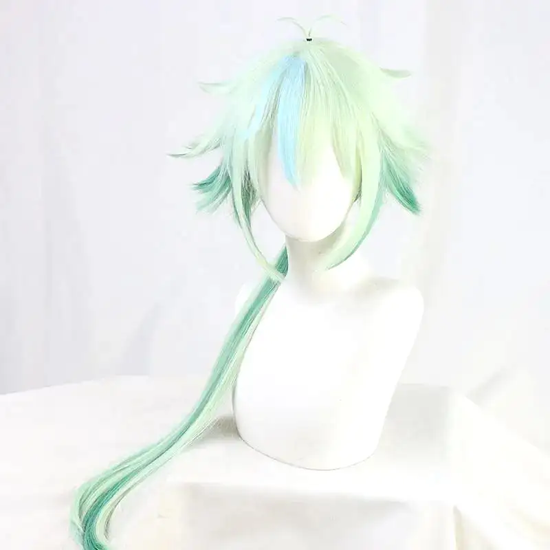 Sucrose Green Mixed Long Straight Cosplay Wig MK15619