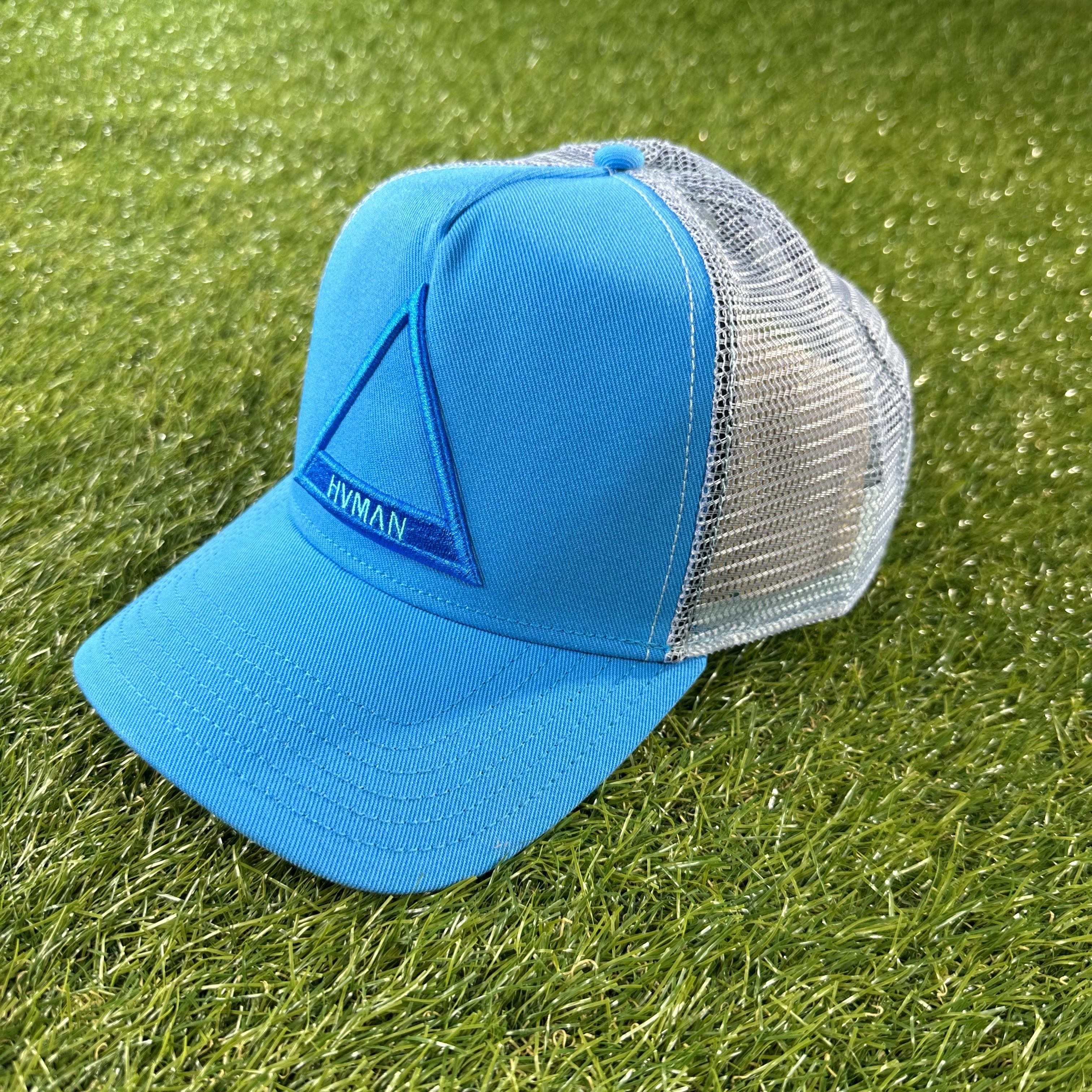 Triangle Mesh Logo Trucker Cap (Icy)