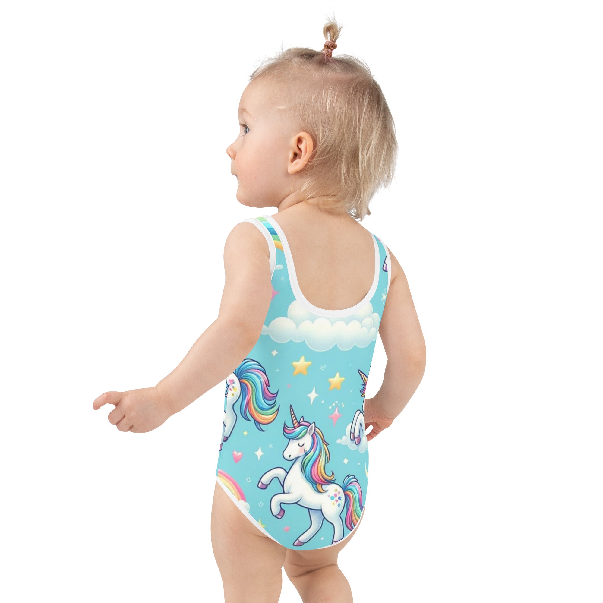 Unicorn Dreamscape One Piece Girls Swimsuit