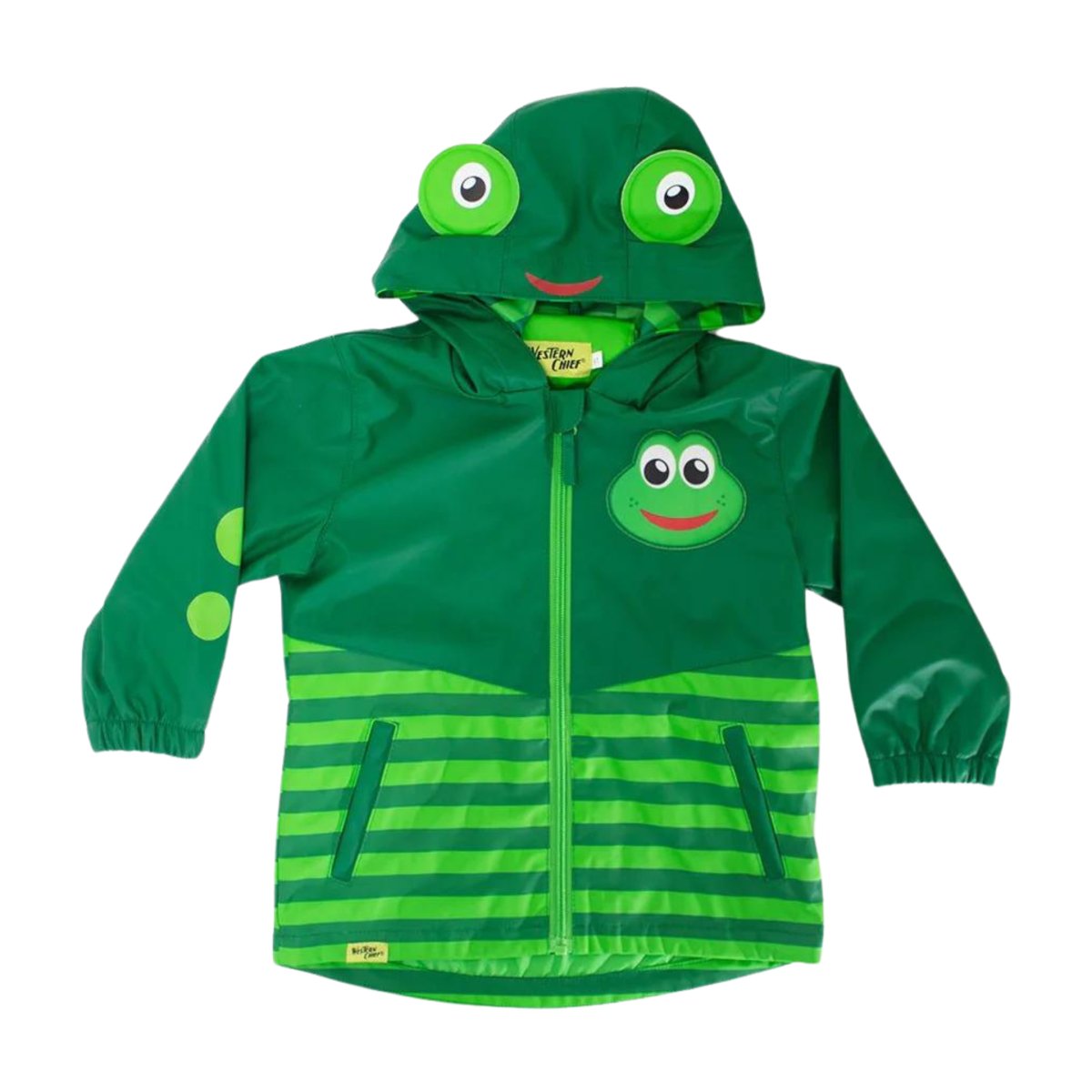 Western Chief Kid's Frog Raincoat