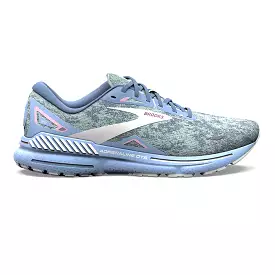 Women's Brooks Adrenaline GTS 23, Blue/Open Air/Pink, 11.5 B Medium