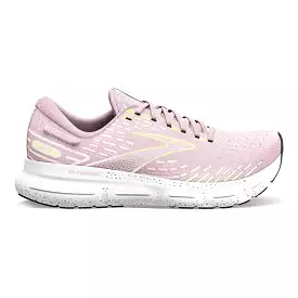 Women's Brooks Glycerin 20, Pink/Yellow/White, 6 B Medium